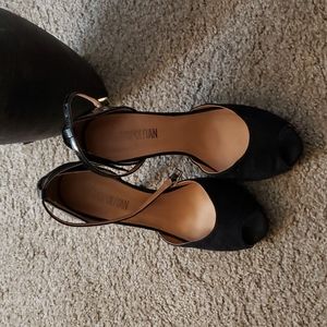 High Heel Sandals, Black, Strap, Cosmopolitan